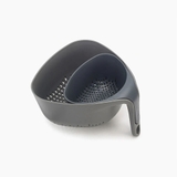 Set rổ có tay cầm Joseph Joseph 40094 Colander Nest Nest™set 2 món màu xám