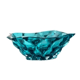 Tô pha lê Bohemia Samba xanh Aquamarine 30.5cm