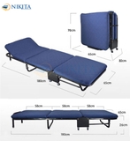 Giường Gấp Ba Khúc Có Đệm Nikita NKT – B605