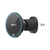 Đế giữ điện thoại tích hợp nam châm và sạc không dây dùng trên xe ô tô RECCI RHO-C43