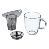 Set cốc kèm lưới lọc trà Bodum 350ml made in EU