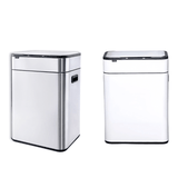 Thùng rác cảm ứng ELPHECO nắp inox 30L có thùng rác rời bên trong & khử mùi ozone