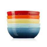 Set 5 đĩa oval cầu vồng Le Creuset 17cm