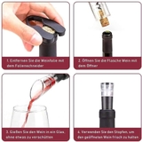 MỞ RƯỢU VANG BẰNG ĐIỆN BFULL CORKSCREW