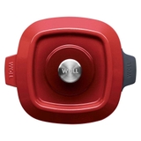 Chảo vuông WOLL Iron Casserole Square 24x24cm Chili Red, NHẬP ĐỨC