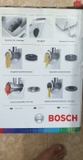 MÁY XAY THỊT, LÀM BÚN MỲ, LÀM BÁNH BOSCH MFW3502W