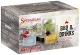 Set 6 ly Spiegelau BBQ & DRINKS 4501786 Softdrink