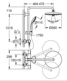 SEN CÂY ỔN NHIỆT Grohe Euphoria System 260 27296002