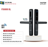 Khóa vân tay cửa nhôm Faster FS6800 BL