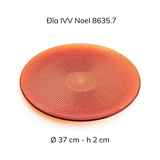 Đĩa IVV Noel Centerpiece Red Glitter 37cm