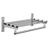 Giá treo để đồ 1 tầng inox, nhôm tùy chỉnh độ cao Wellex ALB1060H(R20), Hàn Quốc