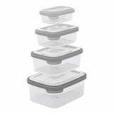 Set hộp đựng thực phẩm Joseph Joseph 98472 Nest Storage 4-piece set - Tonal Grey