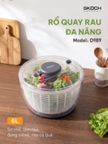 RỔ QUAY RAU ĐA NĂNG GKOCH - MODEL D989