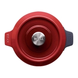 Nồi gang tròn có vung Woll Iron Pots 20 cm Chili Red (Đỏ)