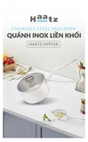 Quánh inox 316 đúc nguyên khối Haatz HYP318, size 18cm