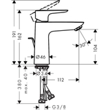 Vòi rửa mặt Hansgrohe 71710000