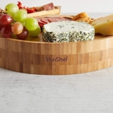 KHAY ĐỰNG CHEESE VONSHEF 100% CHẤT LIỆU TỪ TRE, CÓ THỂ GẬP GỌN