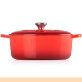Nồi gang ovan Le Creuset Brater Oval Evo 31cm Kirsche – Màu Đỏ