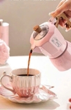 Set bình pha cà phê Bialetti BINCOO 130ml màu hồng