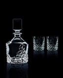 Set uống Whiskey Nachtmann Sculpture 101984 WHISKEYSET SET/3 (1 bình 2 cốc)