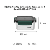Hộp Inox Cao Cấp Cuitisan Bella nhiều dung tích