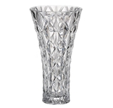 Lọ hoa Memphis trắng 30.5cm Crystal Bohemia