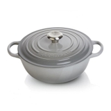 Nồi gang sâu lòng LeCreuset La Marmite Mist Grey 26cm