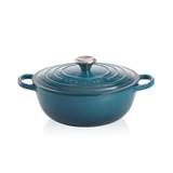 Nồi Gang sâu lòng LE CREUSET La Marmite Deep Teal 26cm