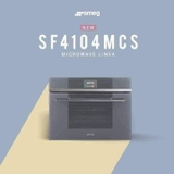 Lò nướng kết hợp vi sóng SMEG LINEA SF4104MCS - 40 lít
