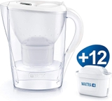 Bình lọc nước Brita 2,4l nắp trắng kèm 12 lõi lọc