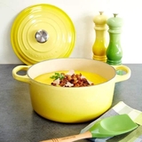 Nồi gang Le Creuset Brater rund Evo 24cm Gelb