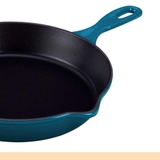 Chảo gang LeCreuset 26cm Karibik Blau deep teal