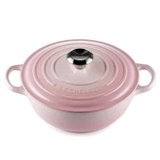 Nồi Gang LeCreuset La Marmite 24cm Shell Pink ( Màu Hồng)