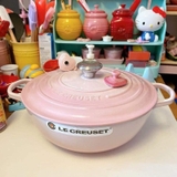 Nồi Gang LeCreuset La Marmite 24cm Shell Pink ( Màu Hồng)