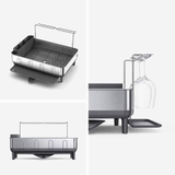 Giá úp bát inox Simplehuman - chống vân tay - luôn sáng bóng