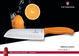 Dao làm bếp Santoku cạnh sáo 17cm chống bám dính Victorinox Thụy Sỹ