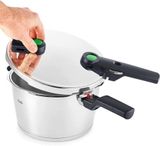 Nồi Áp suất Fissler 4,5L Vitaquick GREEN made in Germany kèm xửng hấp