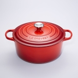Nồi gang Le Creuset Bräter rund Evo 24cm Kirsche