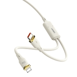 Dây sạc nhanh ô tô PD65W 2 in 1 LANEX LS46T (Type-C + Lightning)