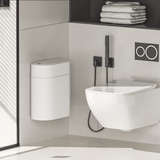 Thùng rác cảm ứng ELPHECO cánh bướm nhựa dáng oval 9L màu trắng ELPH6731