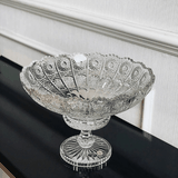 Mâm bồng pha lê Crystal Bohemia chân đế 67009 M57 25cm