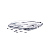 Đĩa Pha lê Facet 30cm Crystal Bohemia