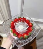Đĩa Pha Lê Godinger Dublin kèm bát nhỏ, 25cm