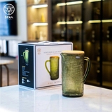 Bình thủy tinh vân lưới dập nổi  SEKA 1000ml