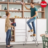 Thang nhôm 3 tầng Hailo K60 chịu tải trọng 150 kg