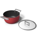 Nồi Smeg Casserole CKFC2411RDM 24cm màu đỏ - Made in Italy