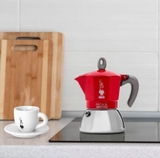 ẤM PHA CAFE BIALETTI MOKA EXPESSO ITALY 4 CỐC MẦU ĐỎ SIÊU ĐẸP