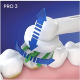 Set 2 bàn chải đánh răng điện Oral-b Pro 3 3900 Màu đen trắng