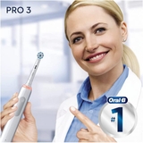 SET 2 BÀN CHẢI ĐÁNH RĂNG ORAL-B PRO 3 3900 MÀU TRẮNG ĐEN ( 3 ĐẦU BÀN CHẢI)