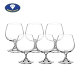 SET 6 LY UỐNG RƯỢU BOHEMIA COGNAC 250ml